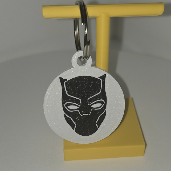 Porte-clés Logo Black Panther