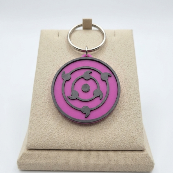 Porte-clés Rinnegan – Œil Divin (Naruto)