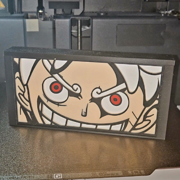 Box 3D Luffy Gear 5